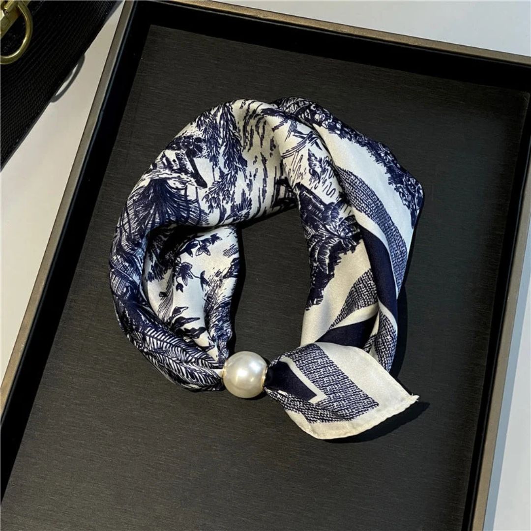 Pearl Scarf Necklace