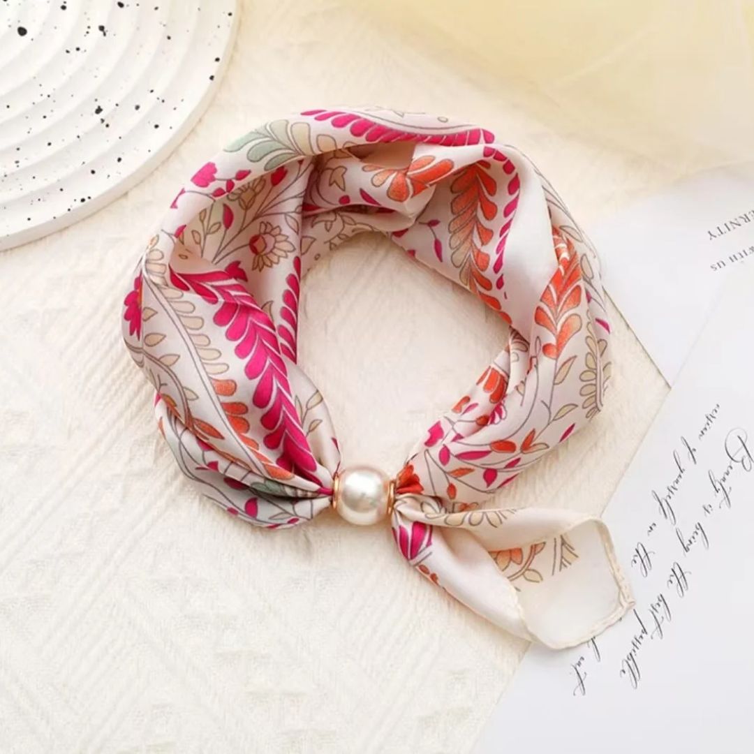Pearl Scarf Necklace