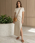 Nordyard Linen Maxi Skirt