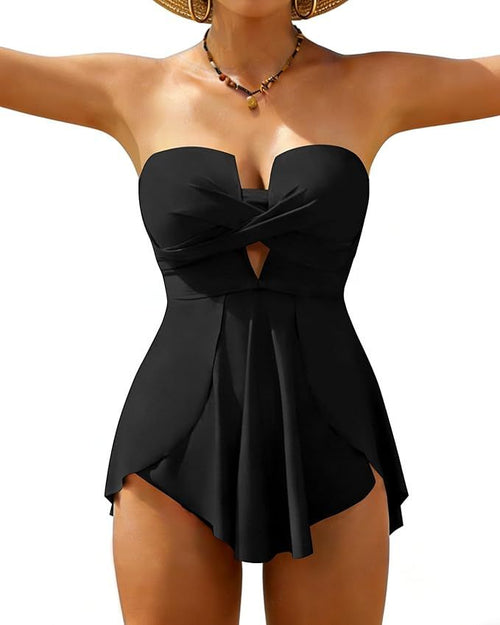 Bandeau One-Piece Swimsuit
