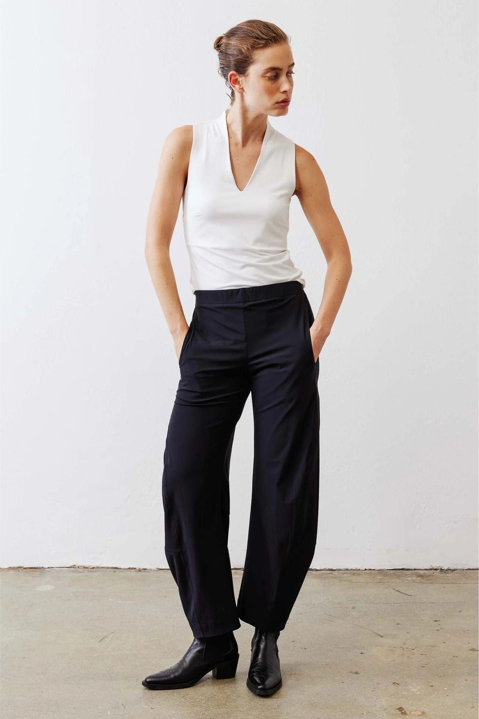 Barrel Leg Work Trousers