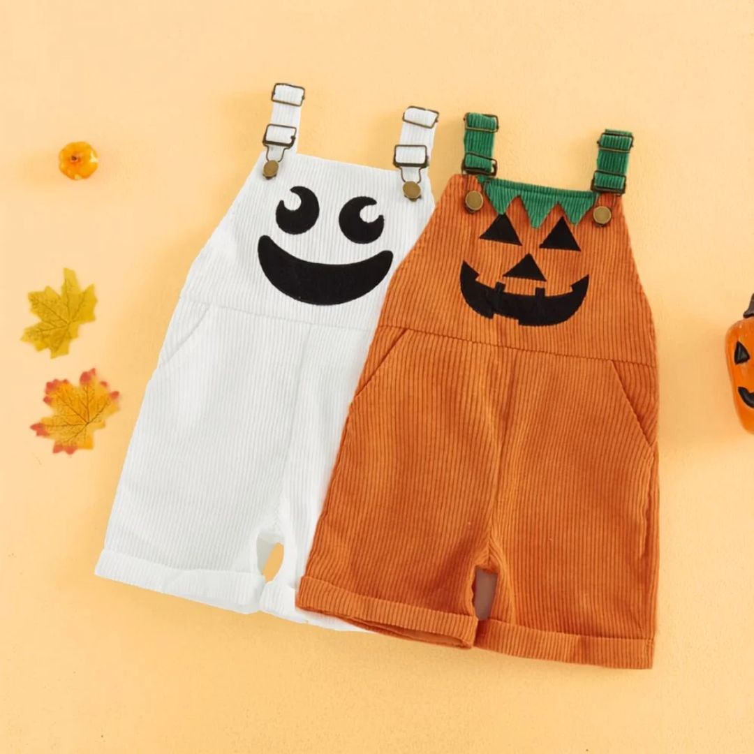 Halloween Pumpkin Overalls