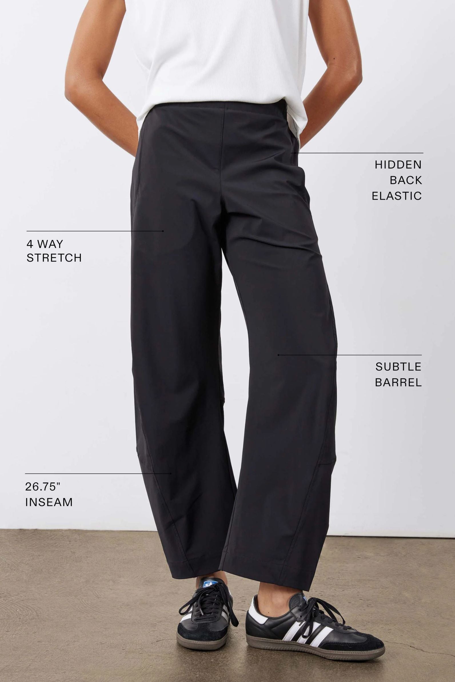 Barrel Leg Work Trousers