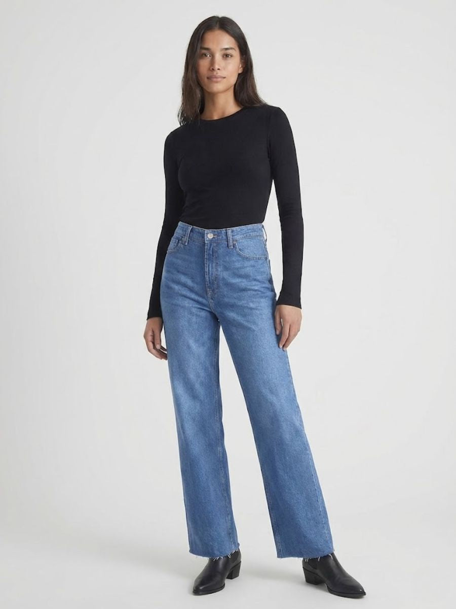Nordyard - slim wide-leg jeans