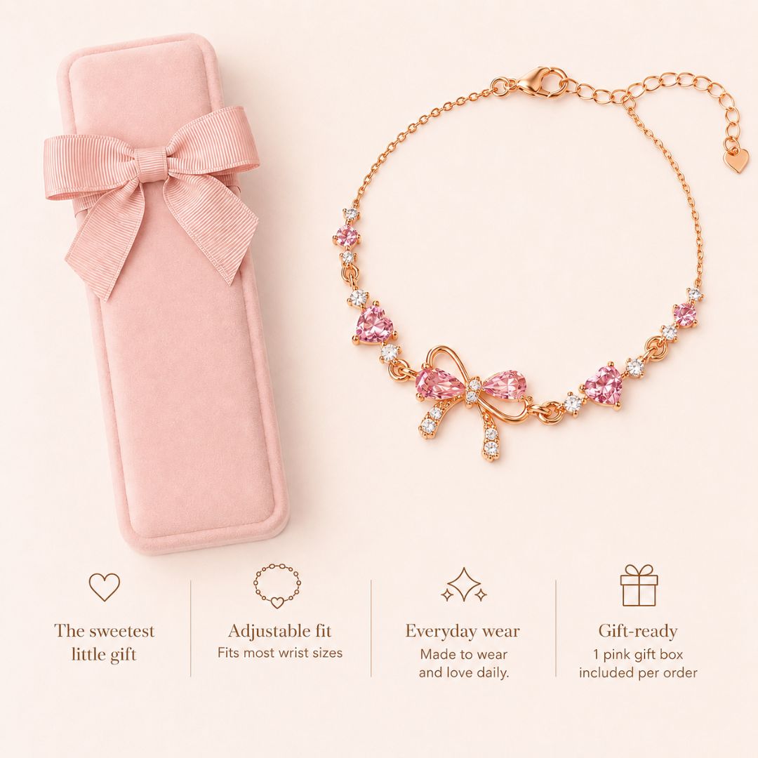 Matching Bow Friendship Bracelets