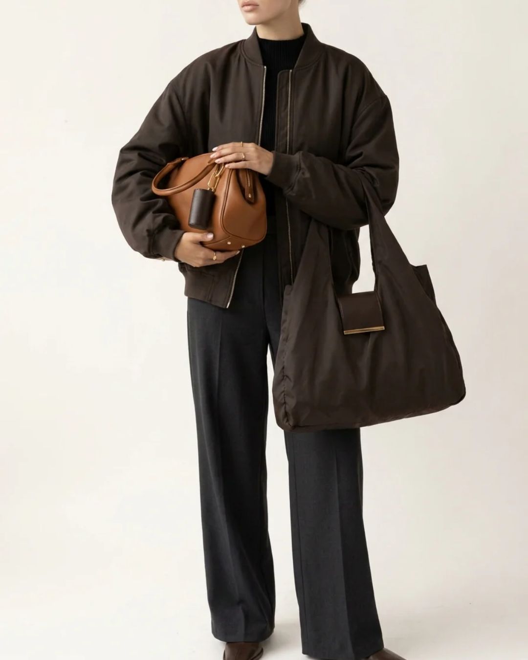 Clip-On Foldable Tote Bag