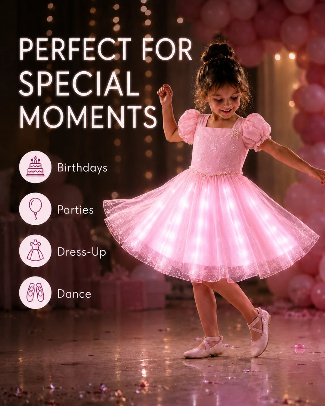 Twirl & Glow Light-Up Princess Dress