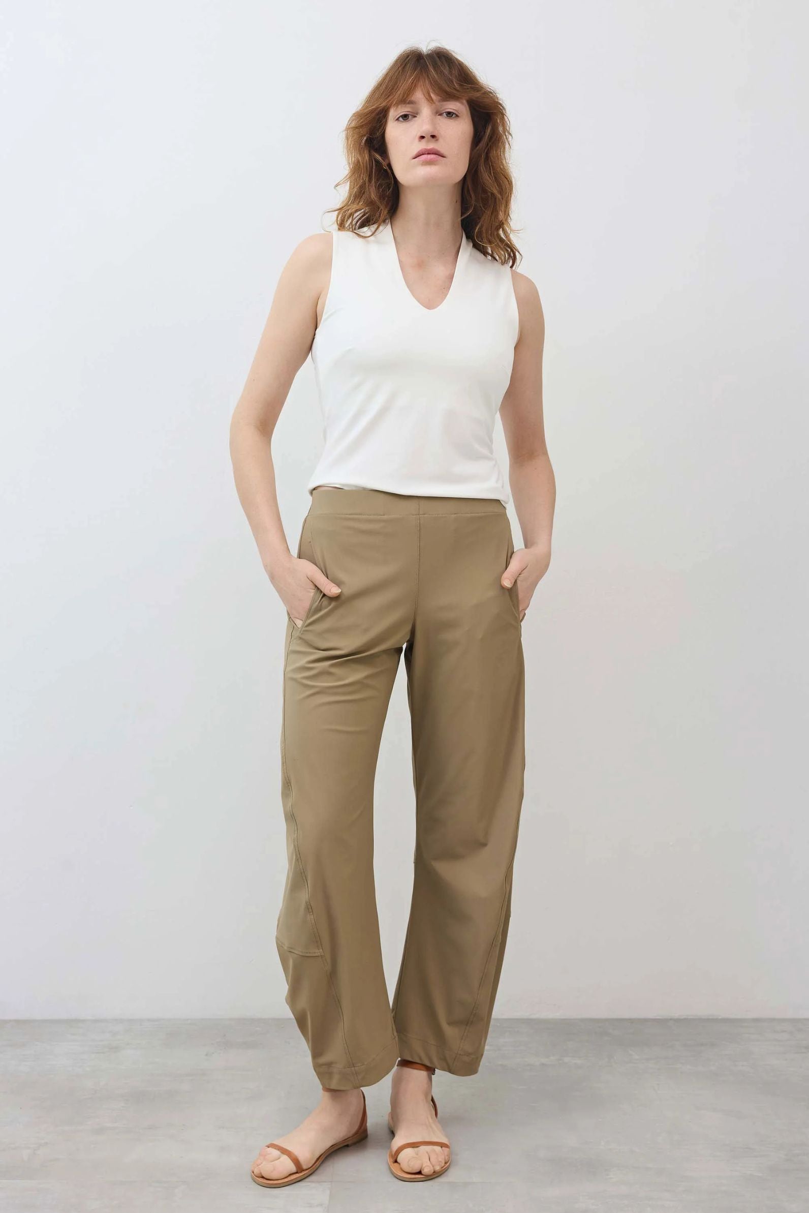 Barrel Leg Work Trousers