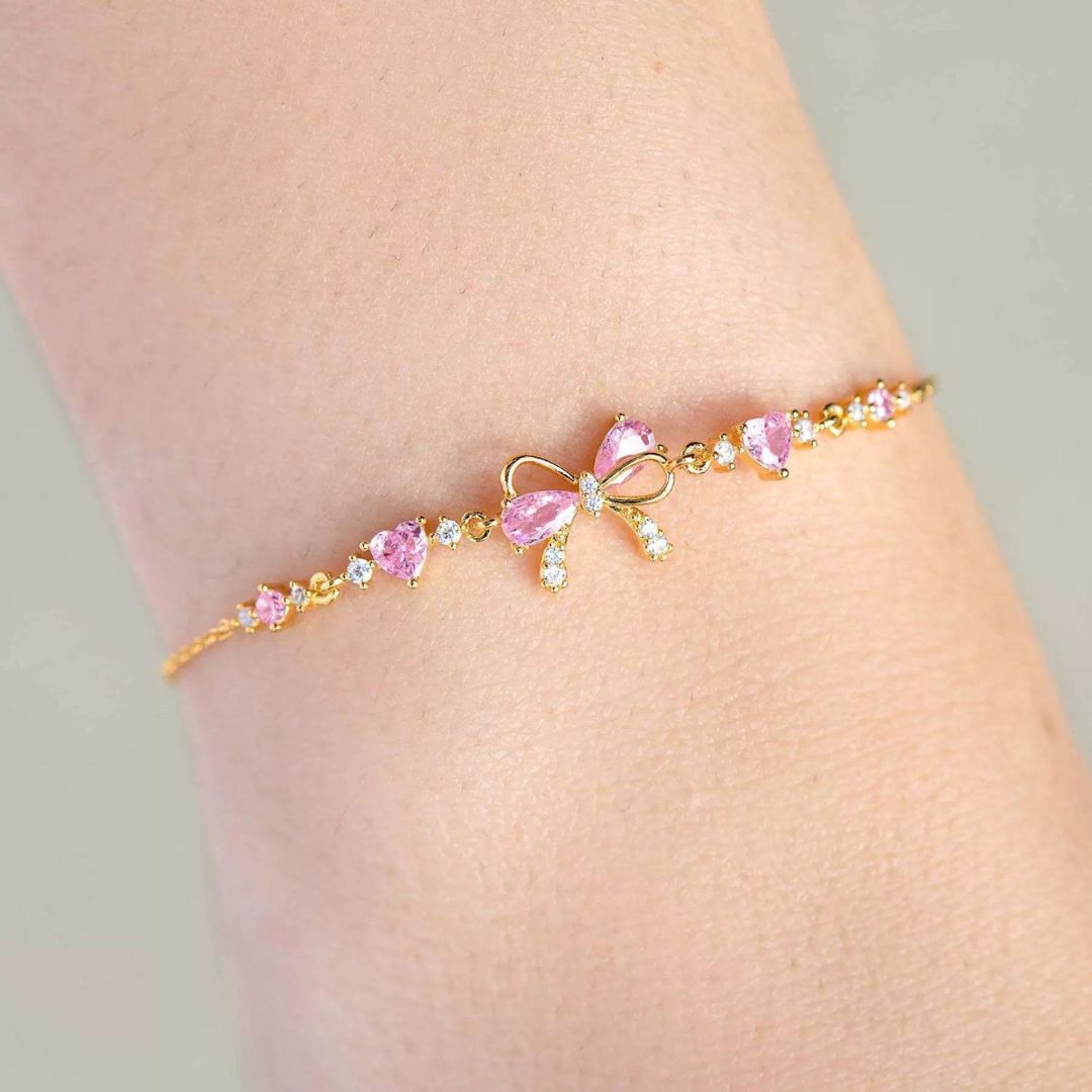 Matching Bow Friendship Bracelets