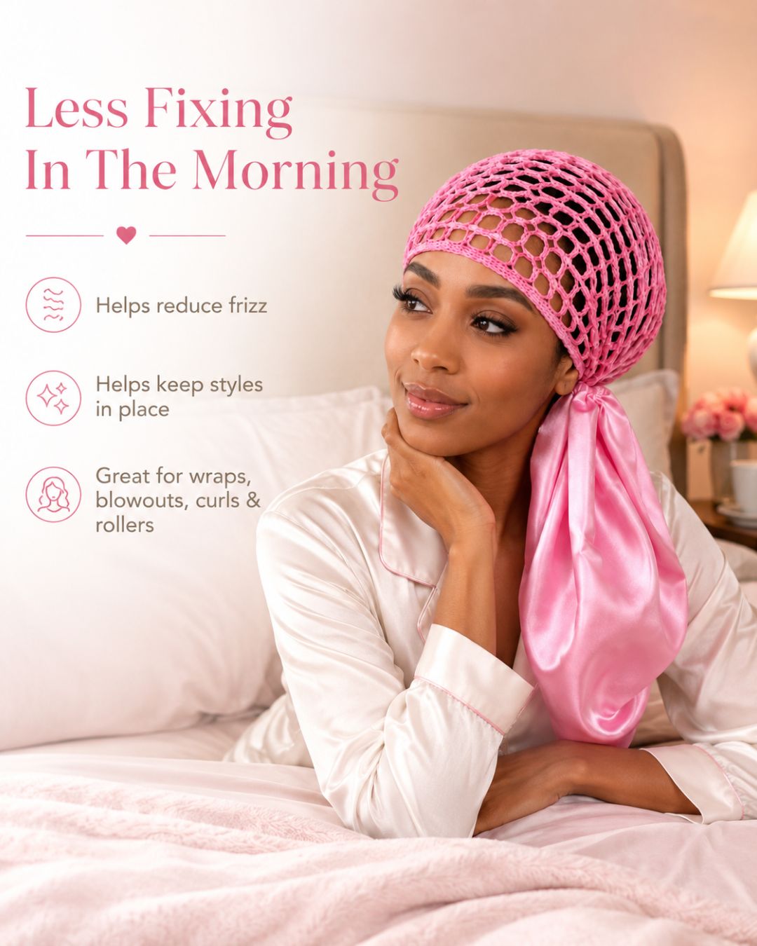 2-in-1 Satin Bonnet & Style Net