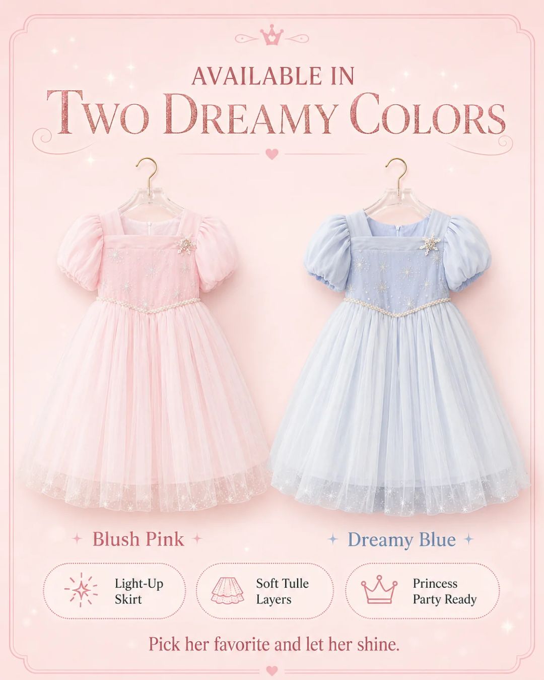 Twirl & Glow Light-Up Princess Dress