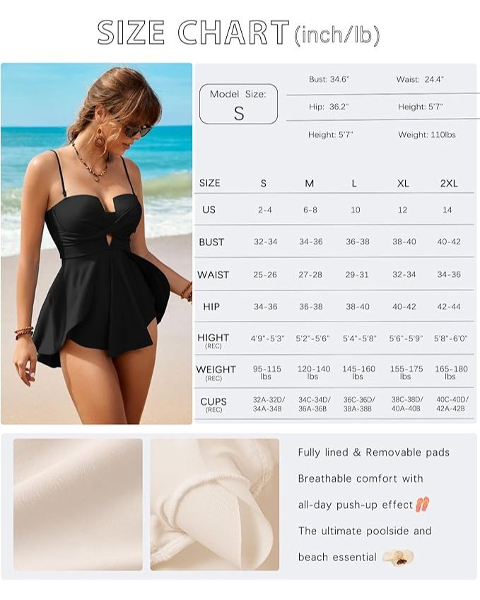 Bandeau One-Piece Swimsuit