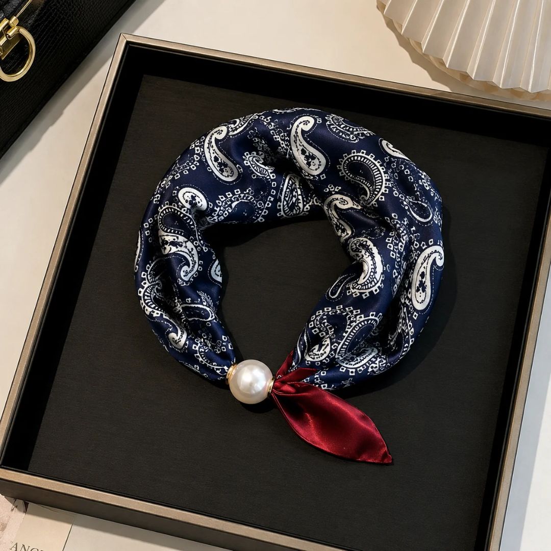 Pearl Scarf Necklace